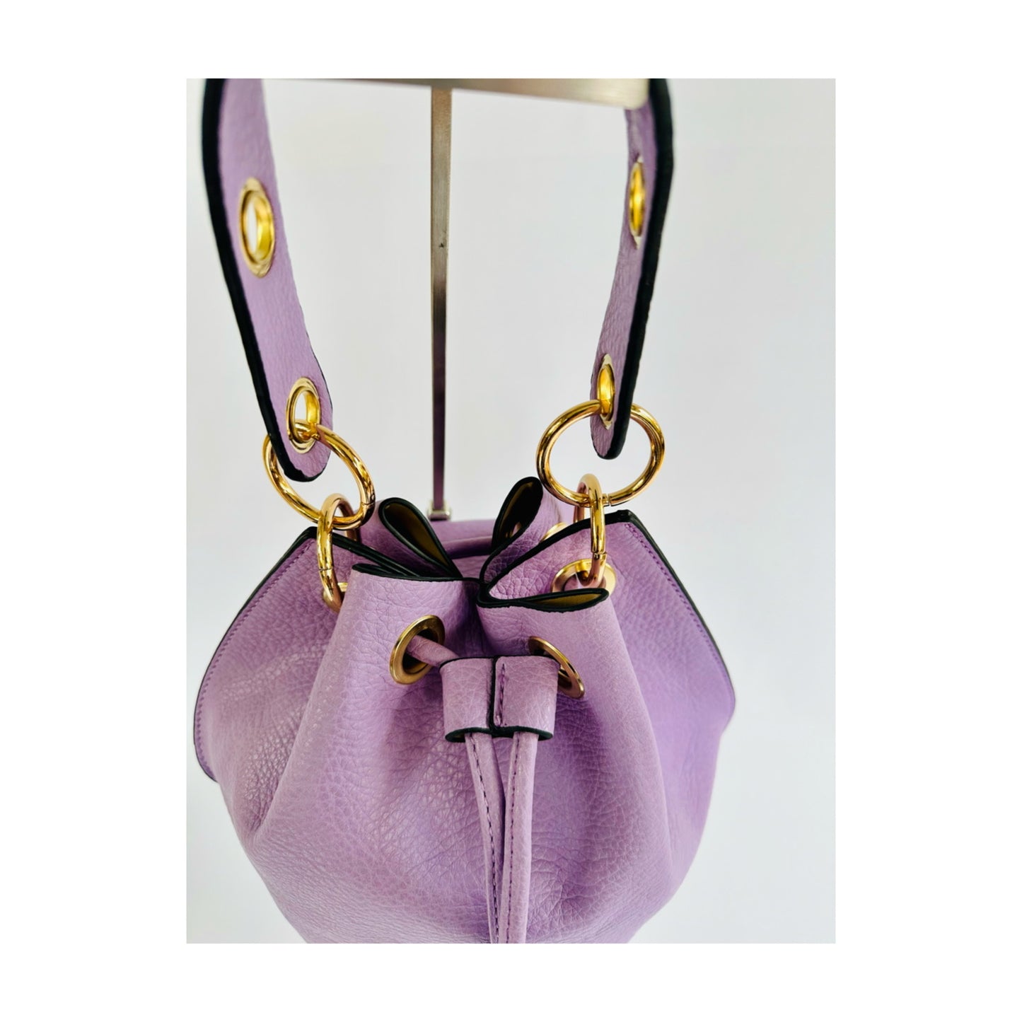 Bucket bag lila