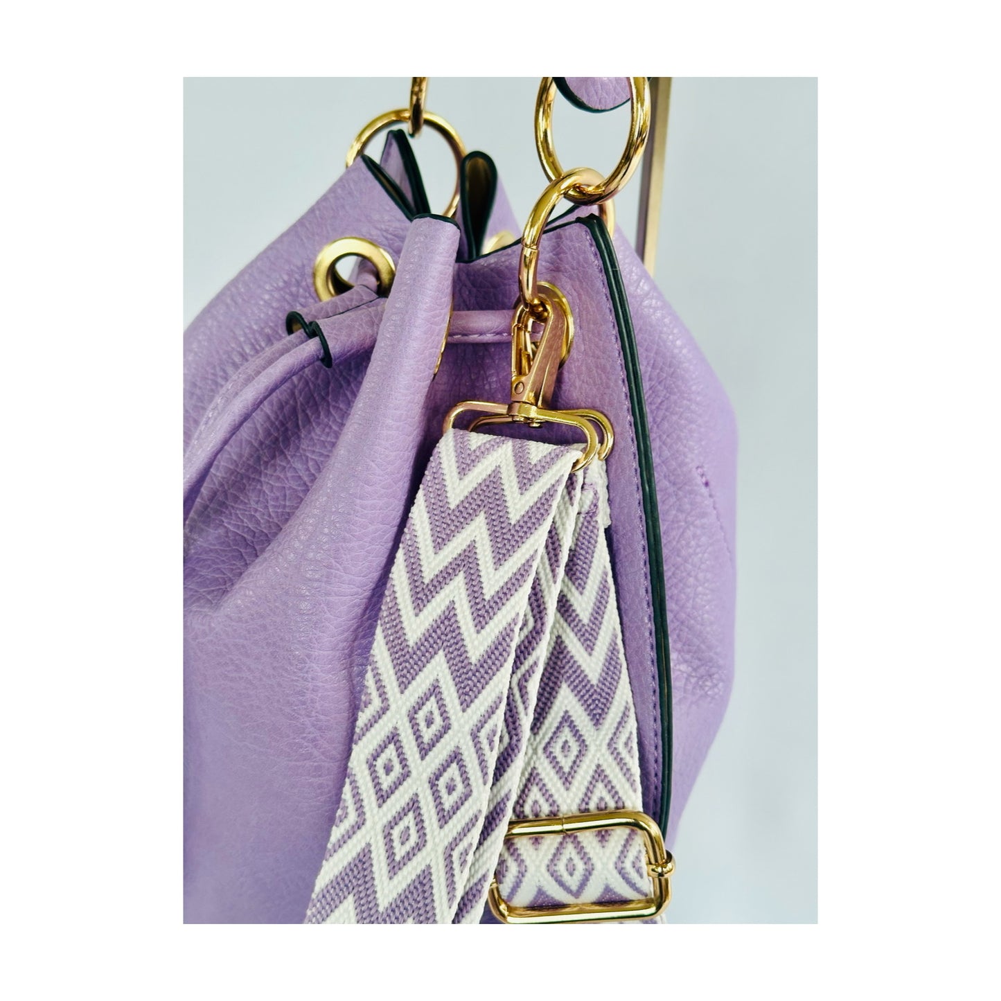 Bucket bag lila