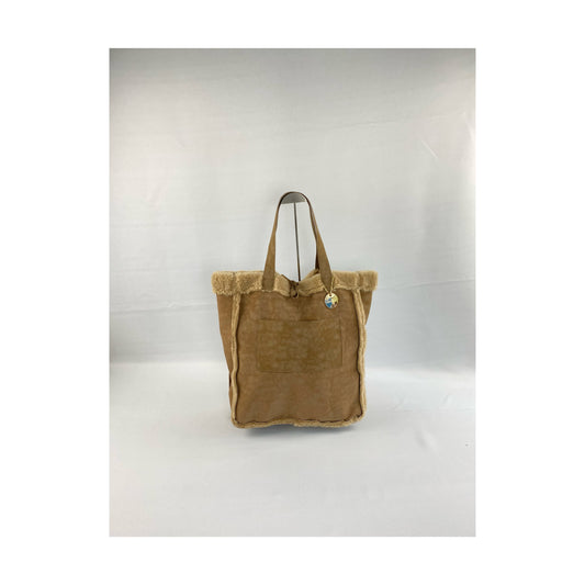 Faux Shearling Shopper